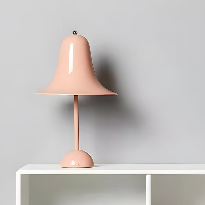 Polished Iron LED Nordic Portable Hat Table Lamp by Tavilume - iron small table lamp, view 6