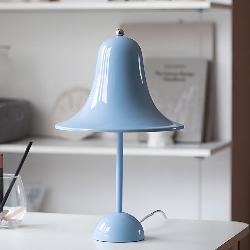 Polished Iron LED Nordic Portable Hat Table Lamp by Tavilume - iron small table lamp, view 7