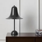 Polished Iron LED Nordic Portable Hat Table Lamp by Tavilume - iron small table lamp, view 8