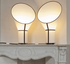 Artful Outline Table Lamp by Tavilume - fabric medium table lamp, view 3