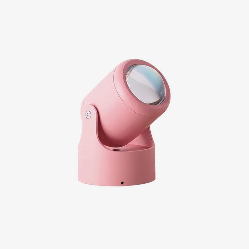 Glass Sunset Projection USB-Powered LED Lamp by Tavilume - glass small table lamp, view 6
