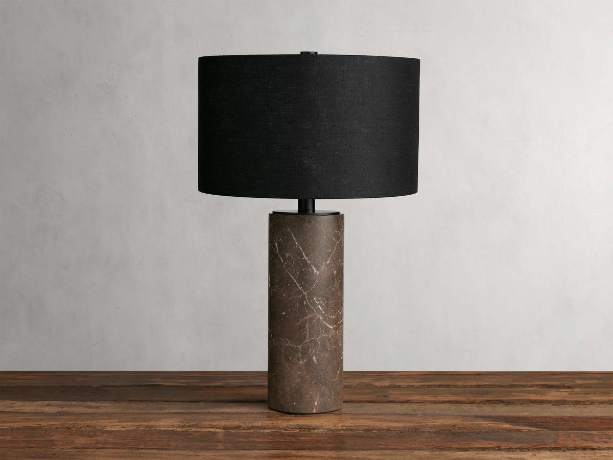 Brixton Table Lamp by Tavilume - marble small table lamp, view 37