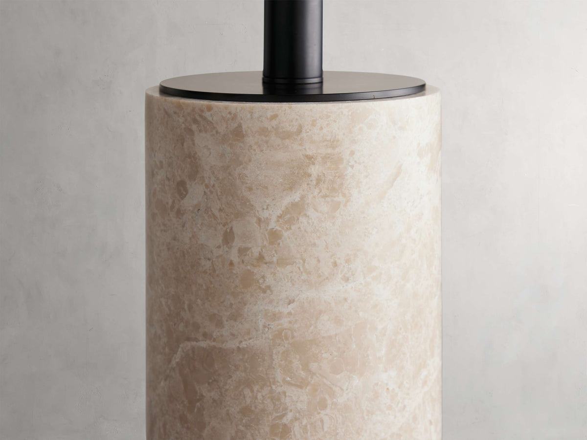 Brixton Table Lamp by Tavilume - marble small table lamp, view 9