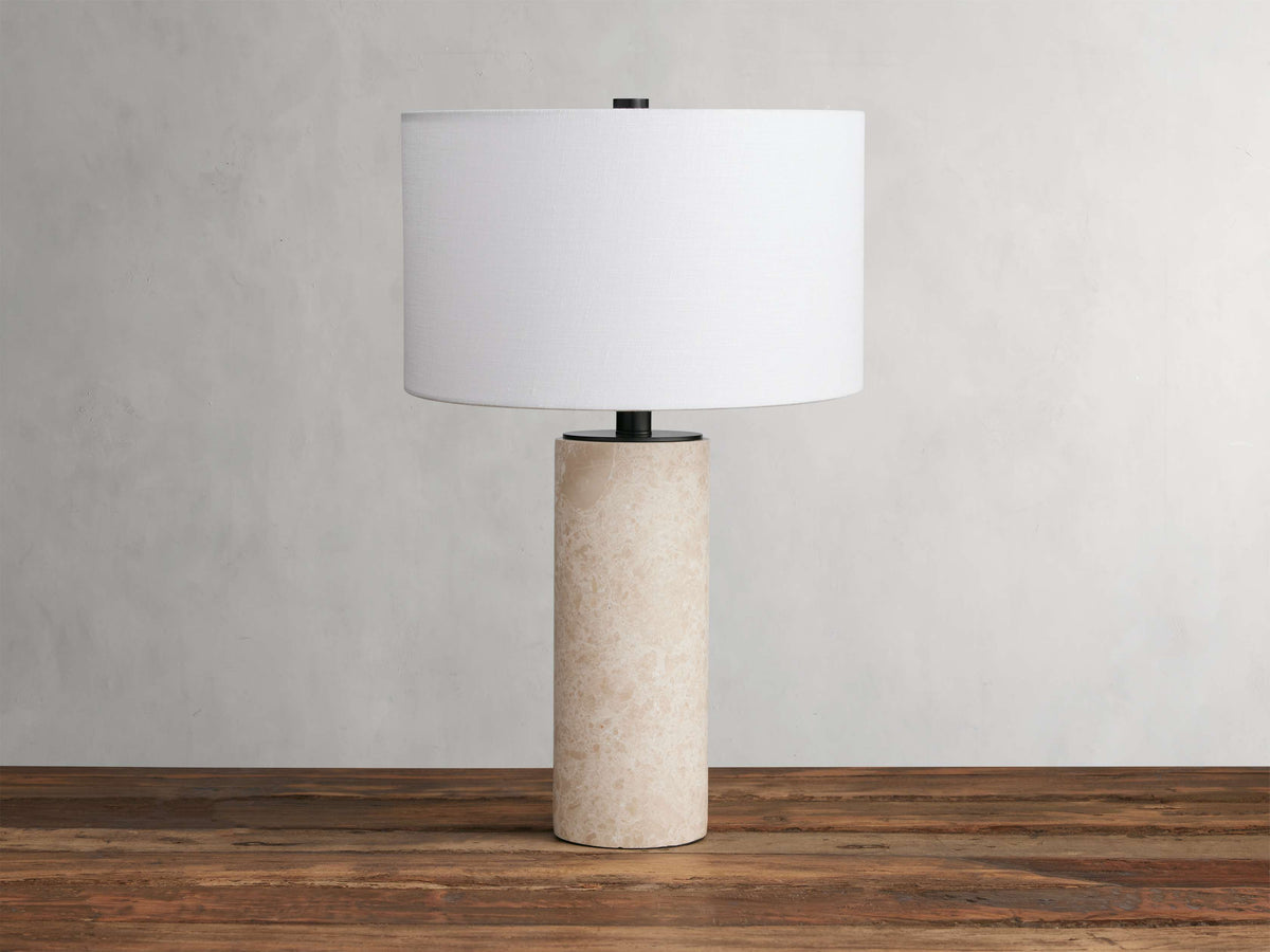Brixton Table Lamp by Tavilume - marble small table lamp, view 10