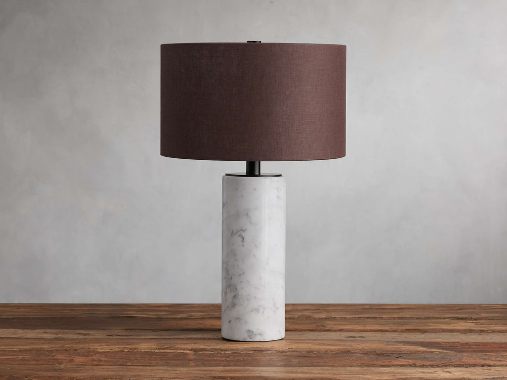 Brixton Table Lamp by Tavilume - marble small table lamp, view 100