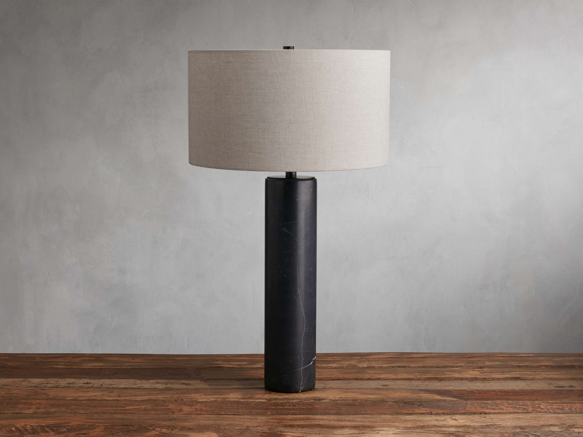 Brixton Table Lamp by Tavilume - marble small table lamp, view 19