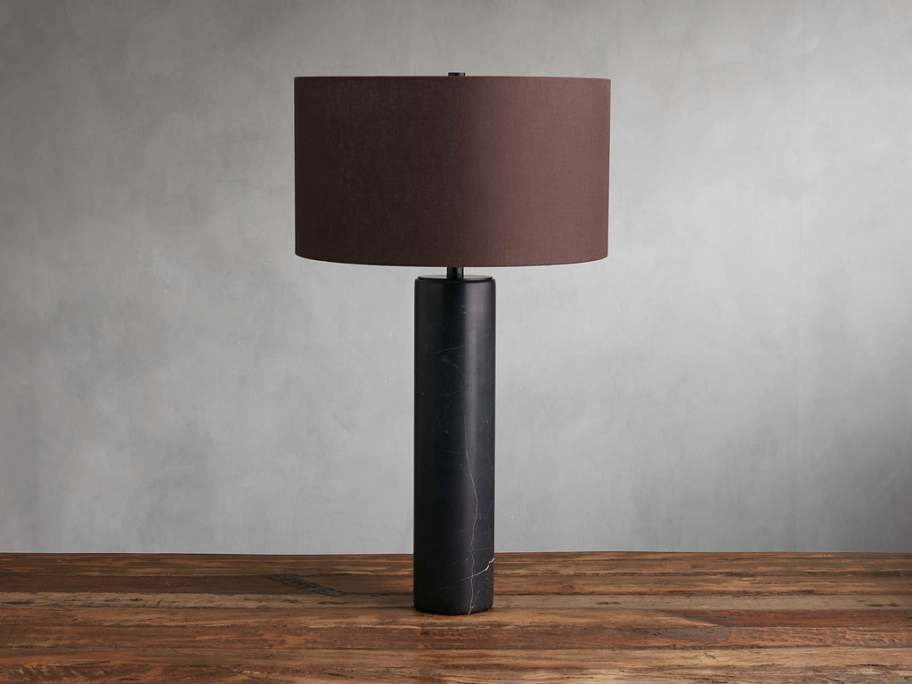 Brixton Table Lamp by Tavilume - marble small table lamp, view 23