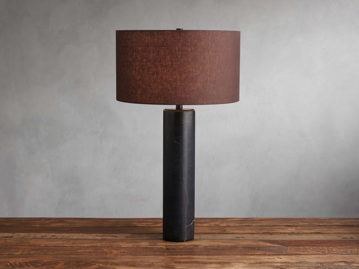 Brixton Table Lamp by Tavilume - marble small table lamp, view 75