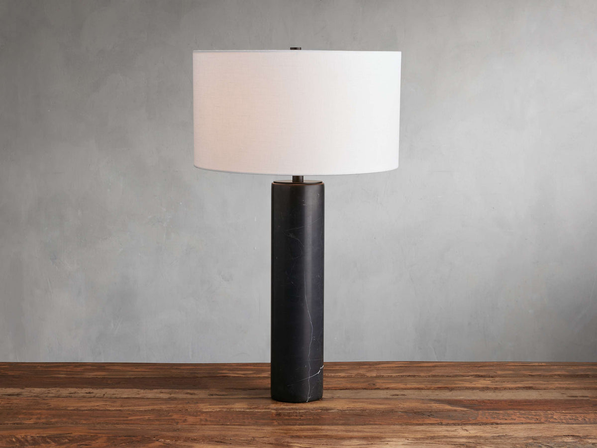 Brixton Table Lamp by Tavilume - marble small table lamp, view 76
