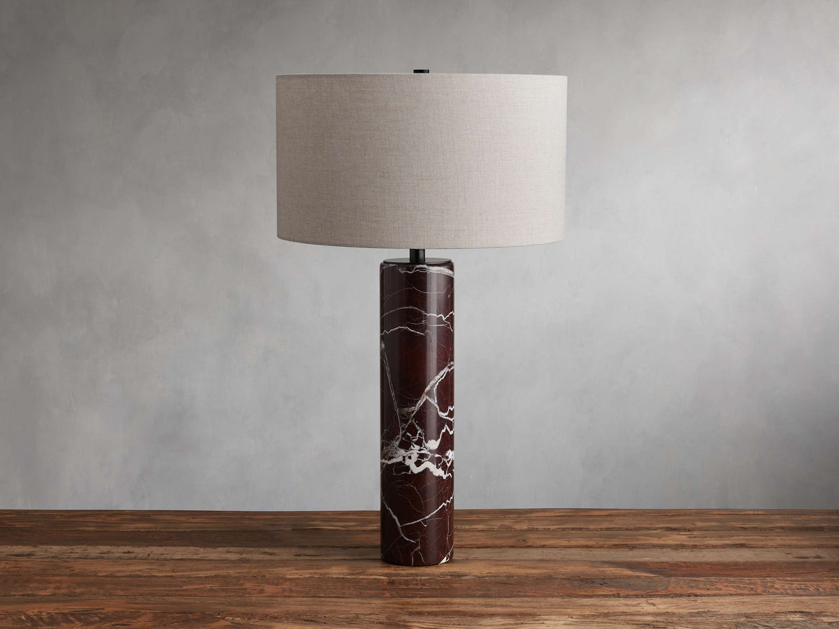 Brixton Table Lamp by Tavilume - marble small table lamp, view 122