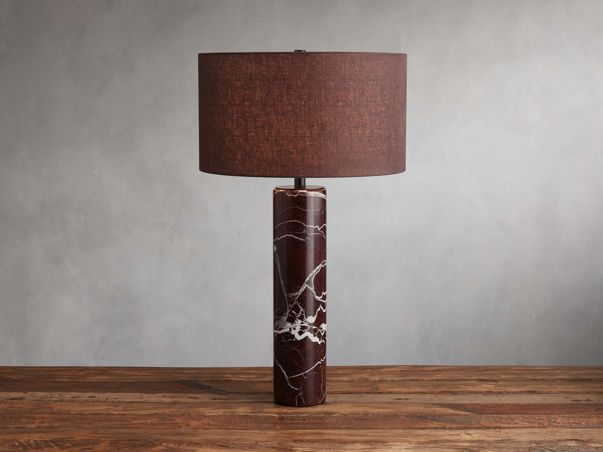 Brixton Table Lamp by Tavilume - marble small table lamp, view 46