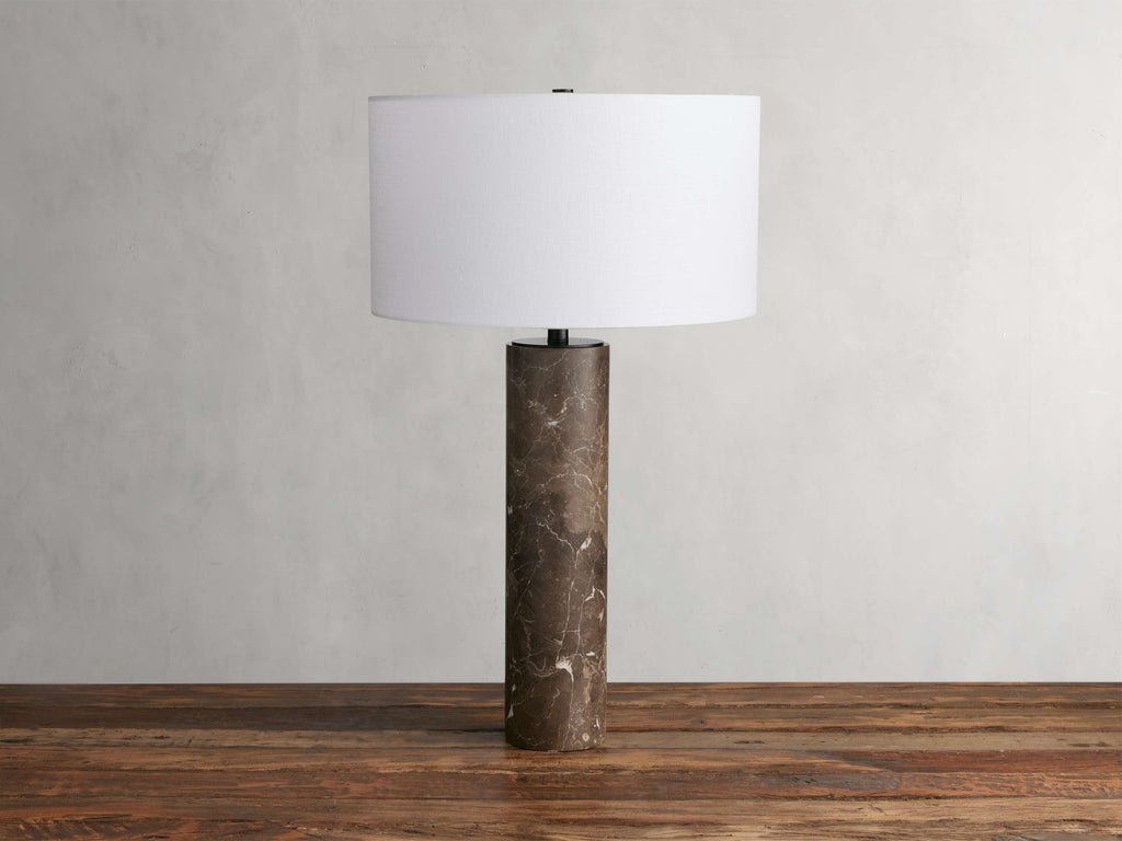 Brixton Table Lamp by Tavilume - marble small table lamp, view 43