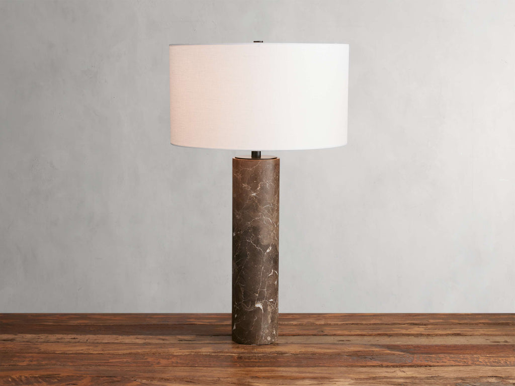 Brixton Table Lamp by Tavilume - marble small table lamp, view 85