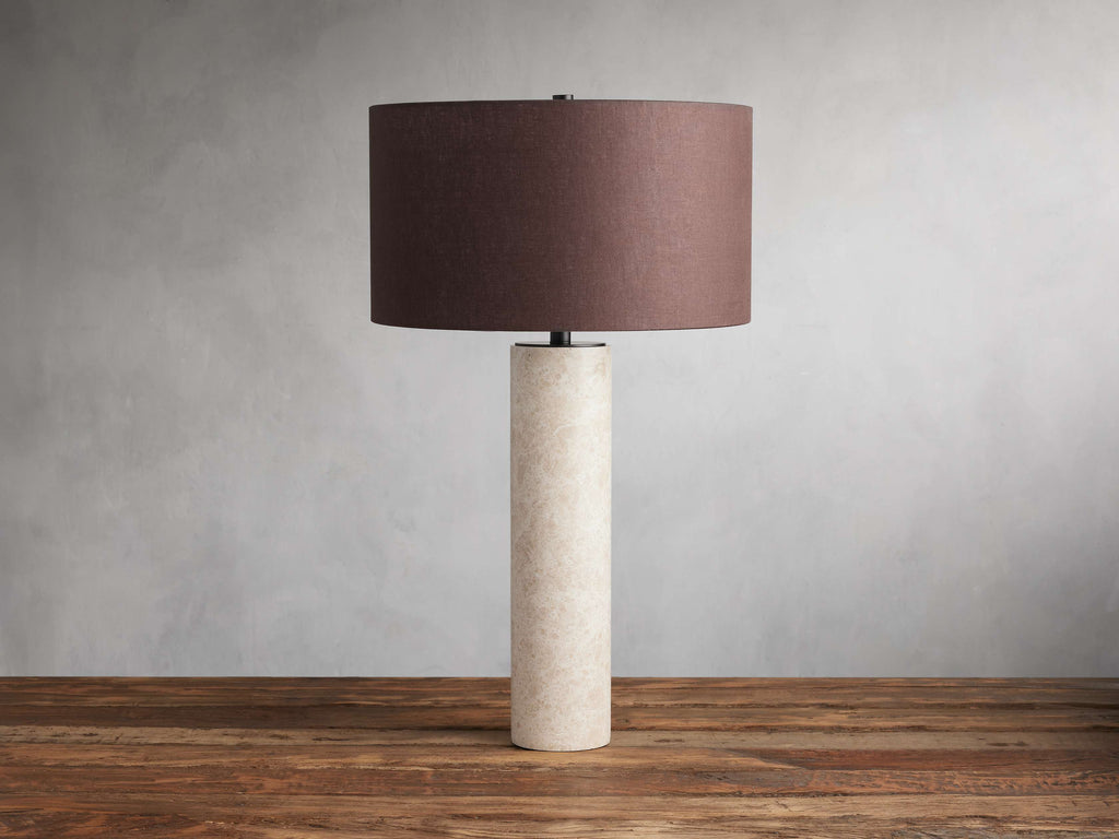 Brixton Table Lamp by Tavilume - marble small table lamp, view 4