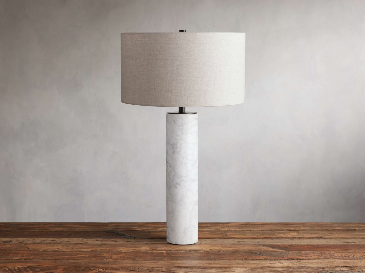 Brixton Table Lamp by Tavilume - marble small table lamp, view 105