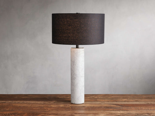 Brixton Table Lamp by Tavilume - marble small table lamp, view 1