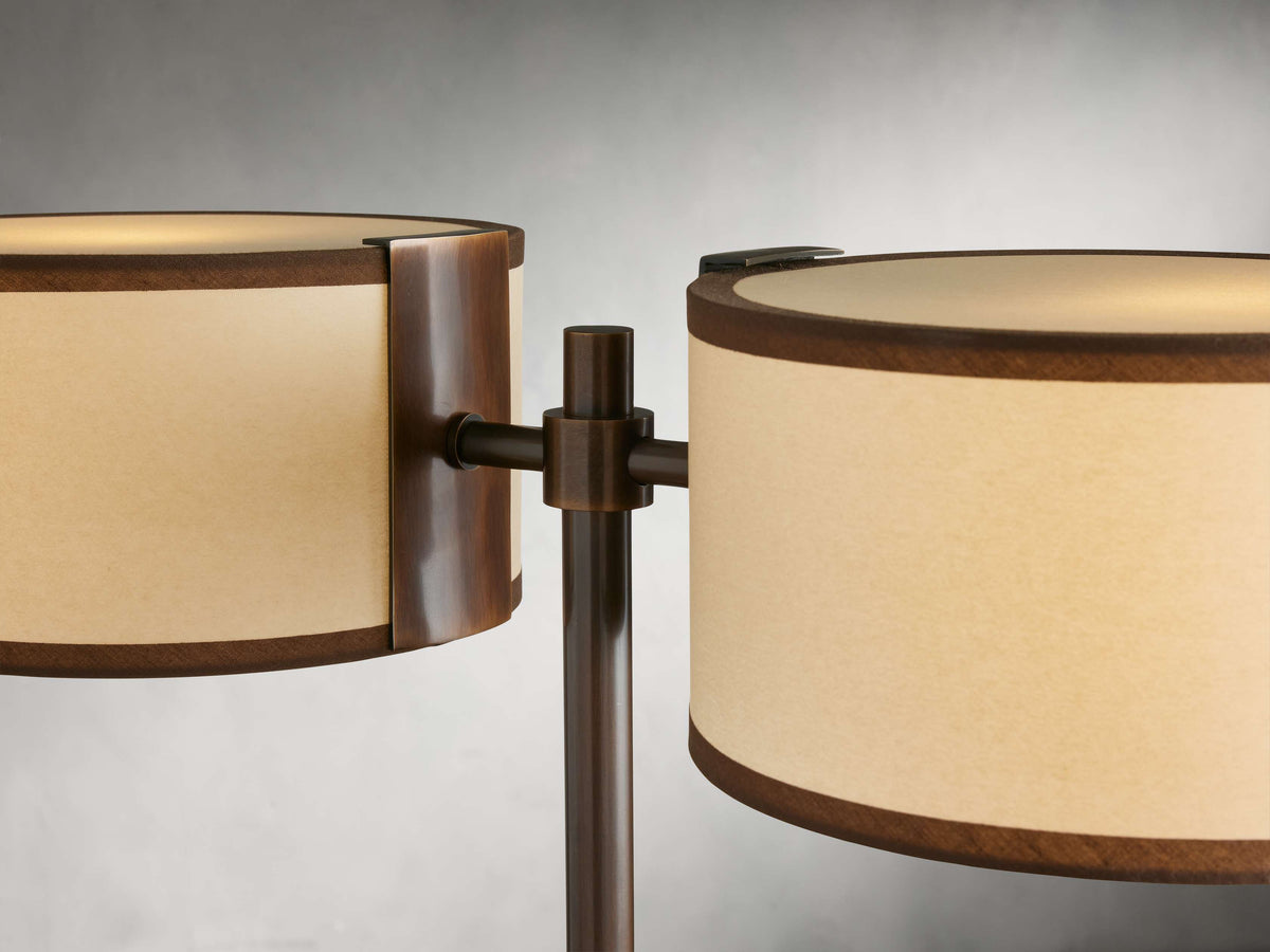 Daphne 2-Light Table Lamp by Tavilume - fabric medium table lamp, view 3