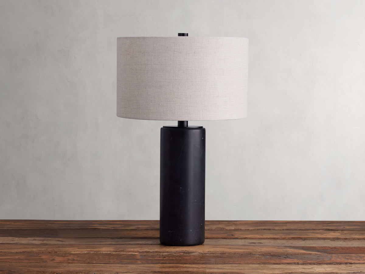 Brixton Table Lamp by Tavilume - marble small table lamp, view 30