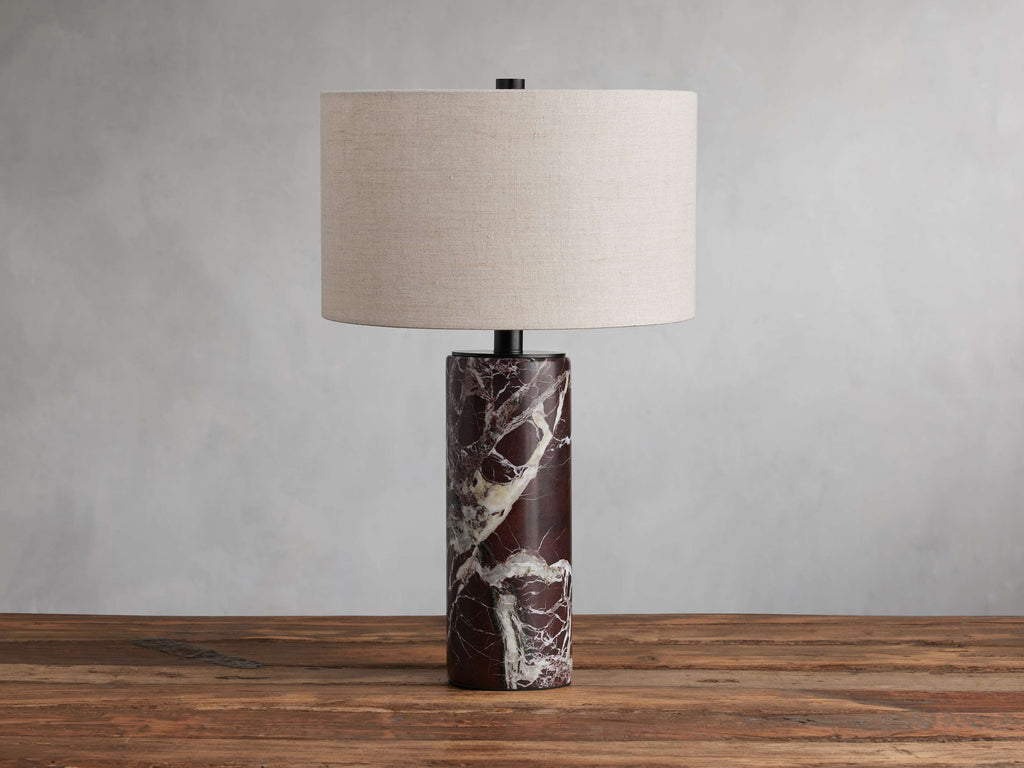 Brixton Table Lamp by Tavilume - marble small table lamp, view 107