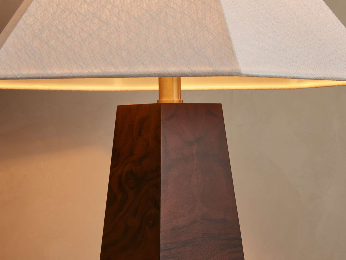Hiram Table Lamp by Tavilume - wood large table lamp, view 6