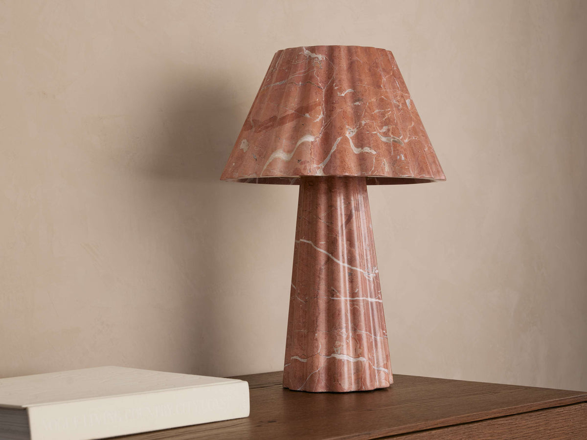 Faine Table Lamp by Tavilume - fabric medium table lamp, view 3