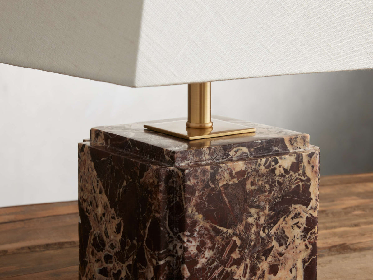 Fatima Table Lamp by Tavilume - alabaster medium table lamp, view 9