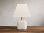 Fatima Table Lamp by Tavilume - alabaster medium table lamp, view 1