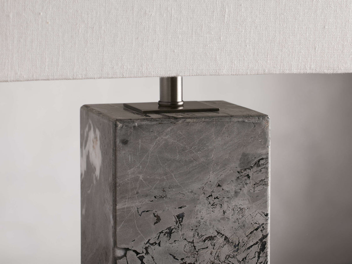 Oren Table Lamp by Tavilume - stone medium table lamp, view 3