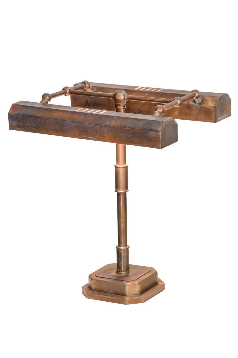 Meyda Tiffany Fargo 16 Inch 2-Light 16.00" Vintage Brass Table Lamp by Tavilume - brass medium table lamp, view 1