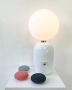 Kade Table Lamp by Tavilume - glass medium table lamp, view 16