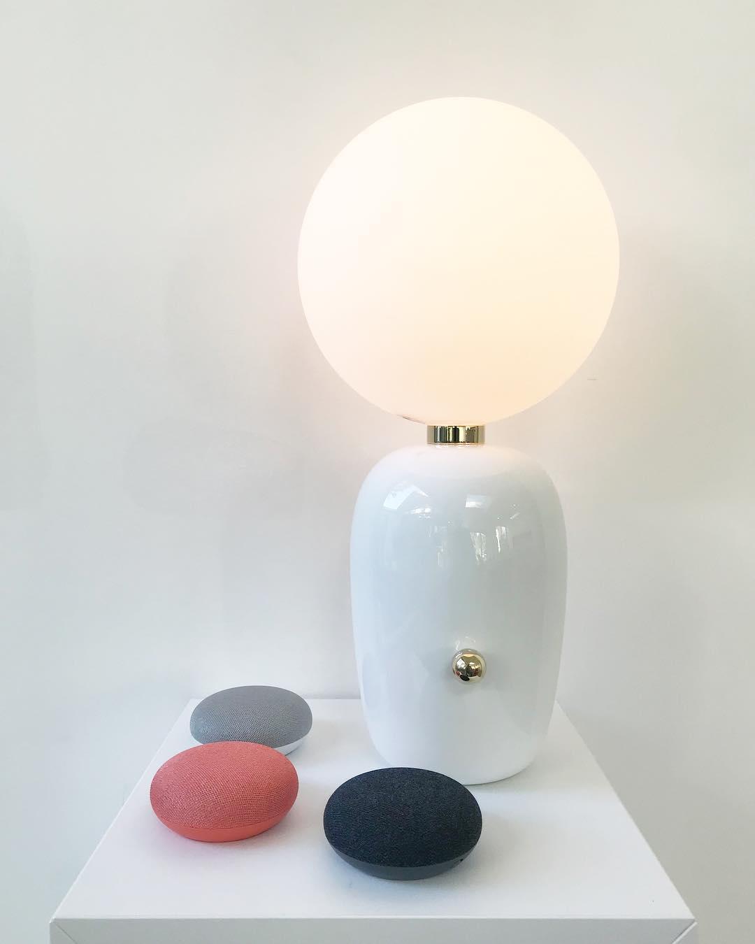 Kade Table Lamp by Tavilume - glass medium table lamp, view 16
