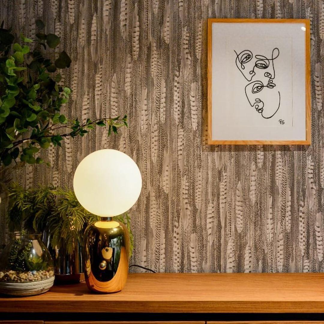 Kade Table Lamp by Tavilume - glass medium table lamp, view 19