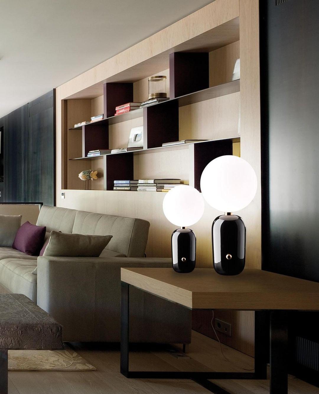 Kade Table Lamp by Tavilume - glass medium table lamp, view 22