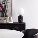 Kade Table Lamp by Tavilume - glass medium table lamp, view 24