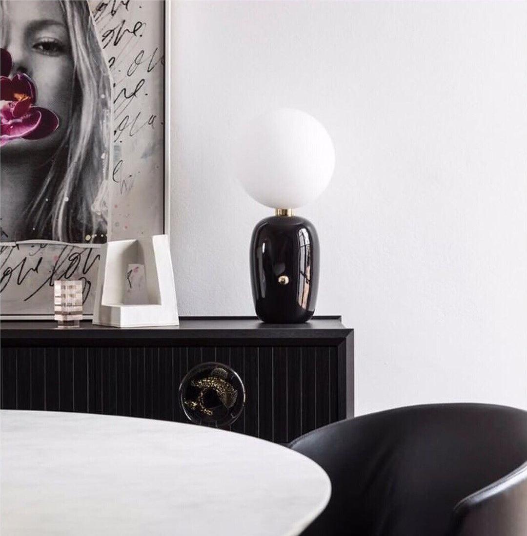 Kade Table Lamp by Tavilume - glass medium table lamp, view 24