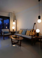 Kade Table Lamp by Tavilume - glass medium table lamp, view 29