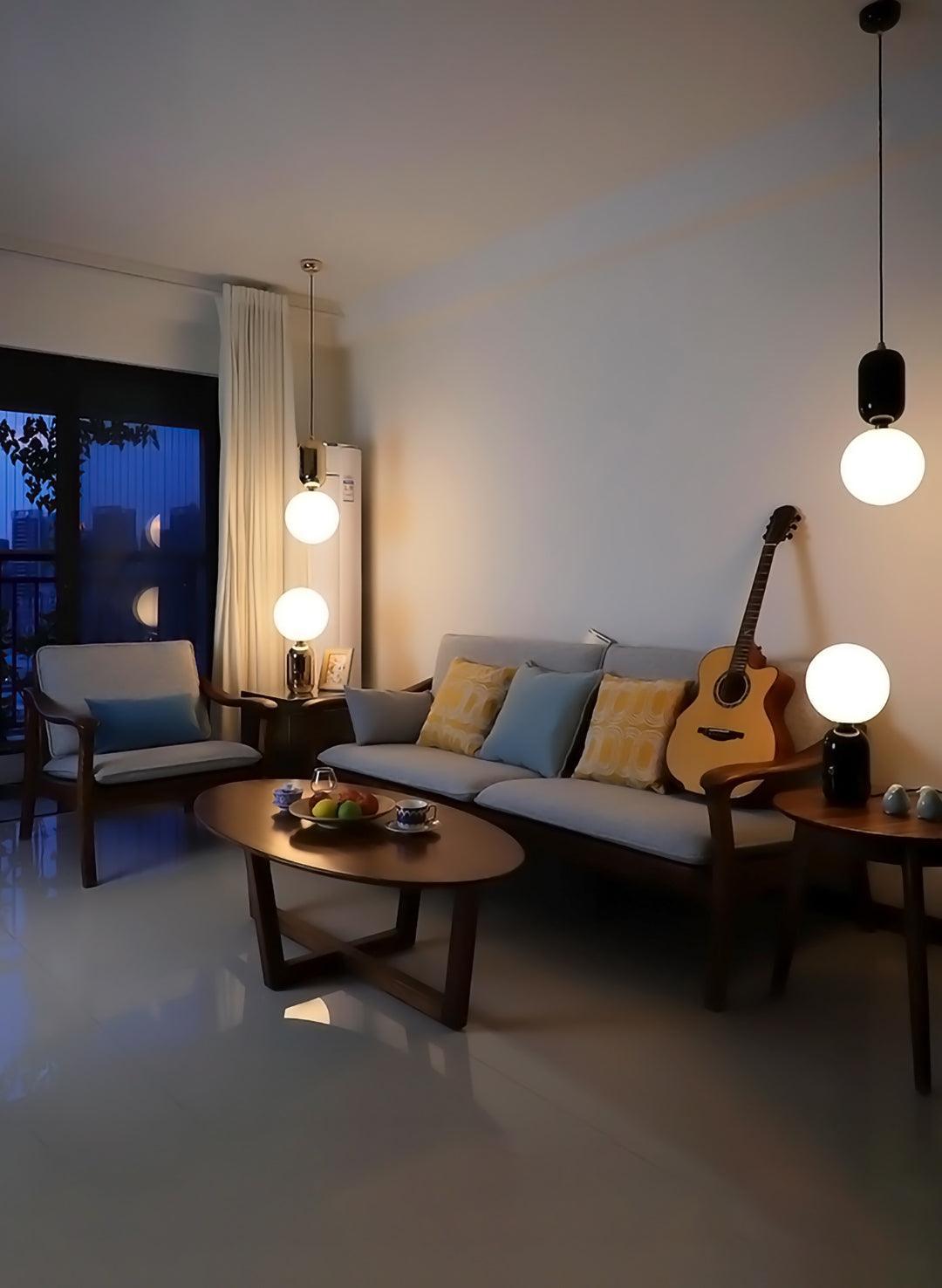 Kade Table Lamp by Tavilume - glass medium table lamp, view 29