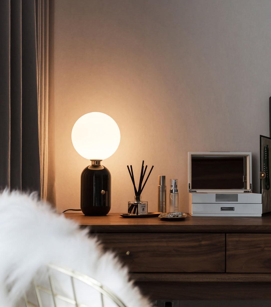 Kade Table Lamp by Tavilume - glass medium table lamp, view 30