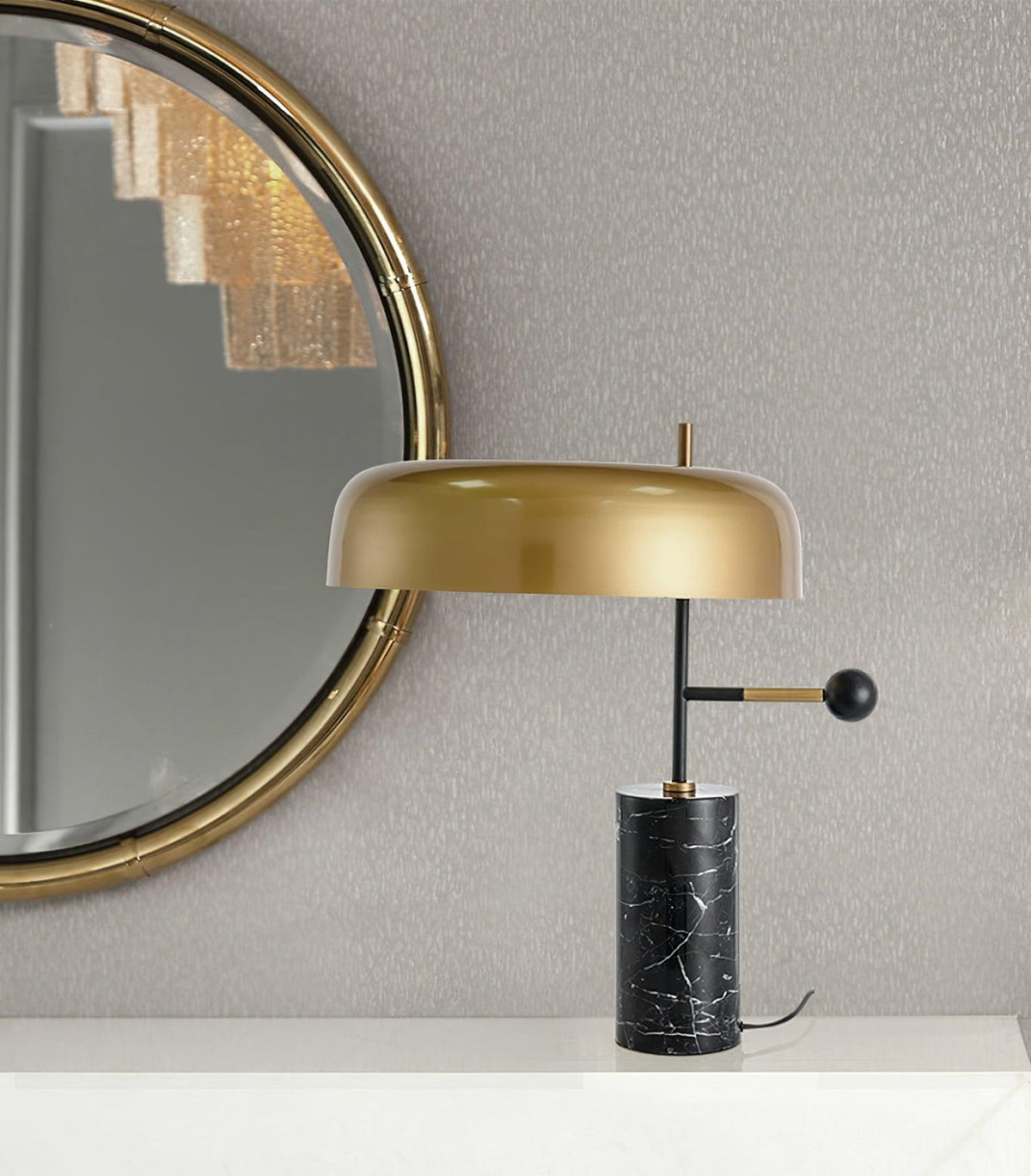 Adam Table Lamp by Tavilume - marble medium table lamp, view 15