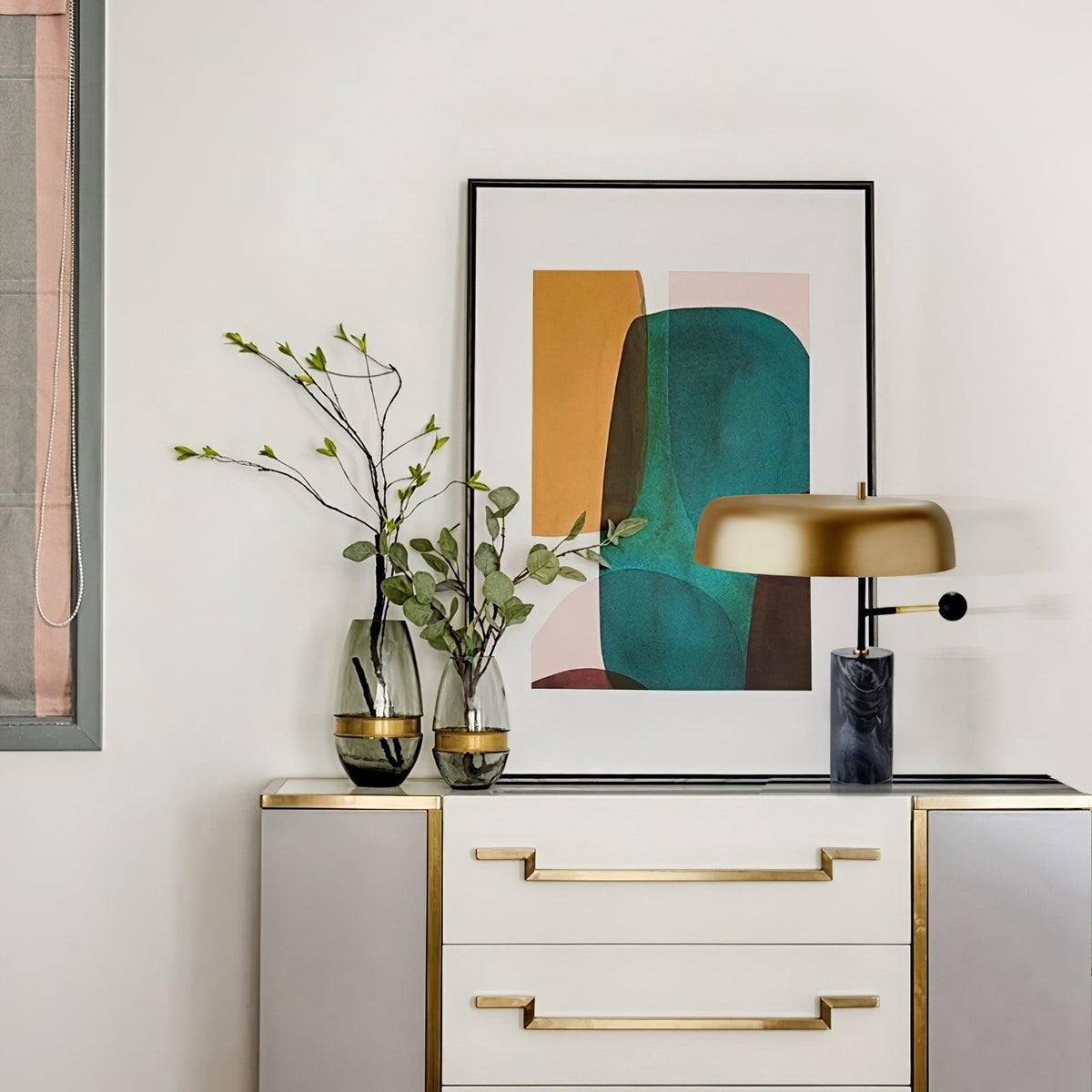 Adam Table Lamp by Tavilume - marble medium table lamp, view 4