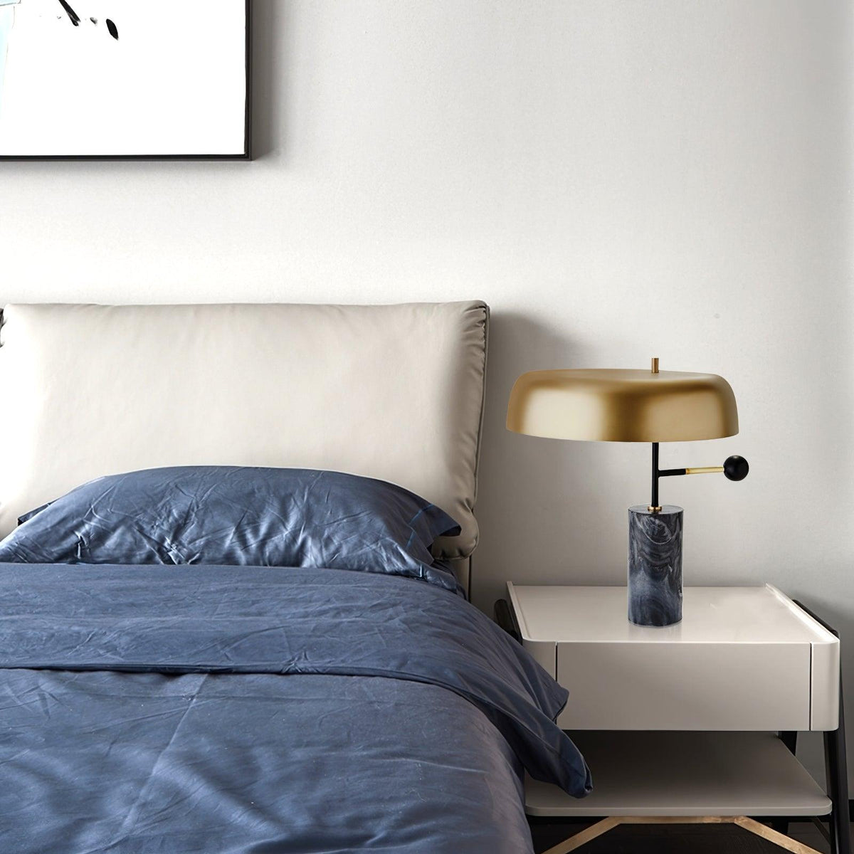 Adam Table Lamp by Tavilume - marble medium table lamp, view 5