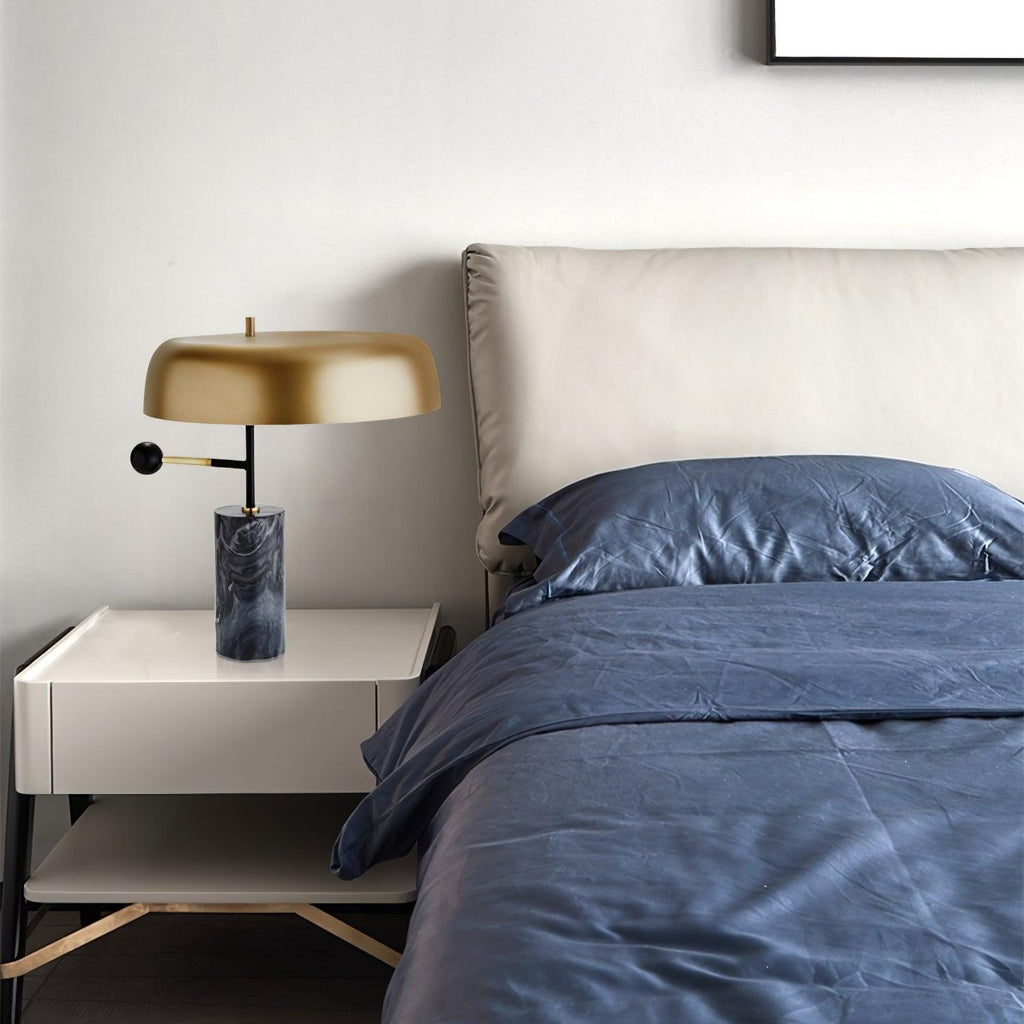 Adam Table Lamp by Tavilume - marble medium table lamp, view 6