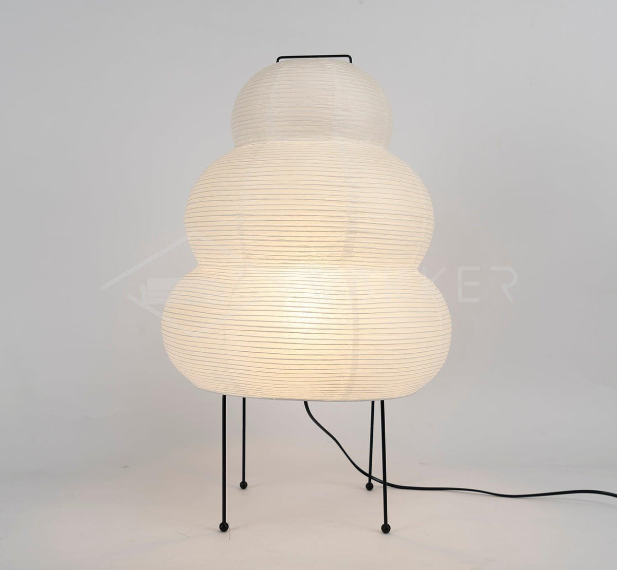 Washi Paper Table Lamp by Tavilume - iron medium table lamp, view 63