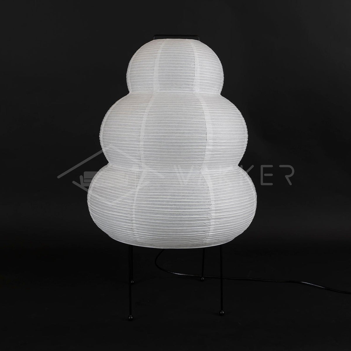 Washi Paper Table Lamp by Tavilume - iron medium table lamp, view 59