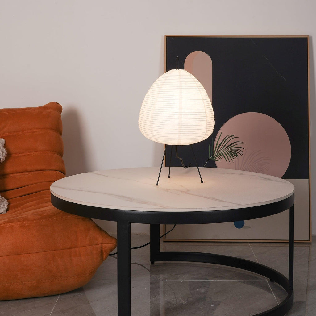 Washi Paper Table Lamp by Tavilume - iron medium table lamp, view 69