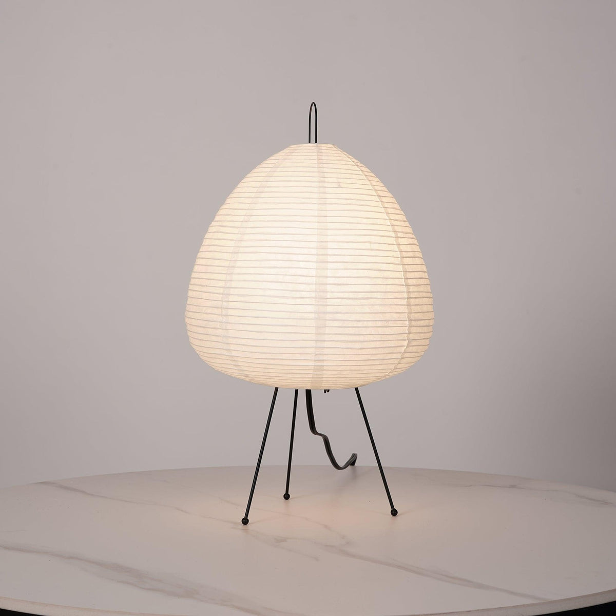 Washi Paper Table Lamp by Tavilume - iron medium table lamp, view 70