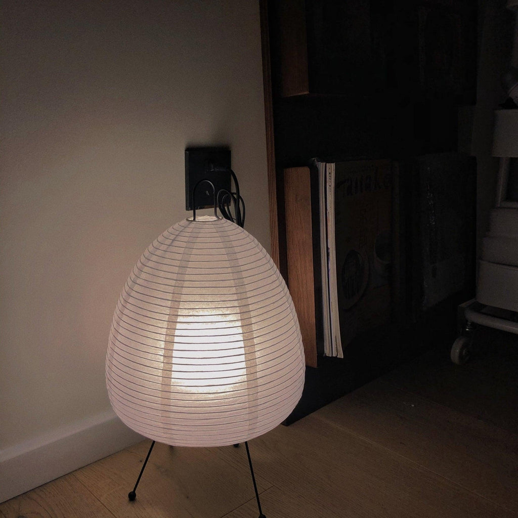 Washi Paper Table Lamp by Tavilume - iron medium table lamp, view 8