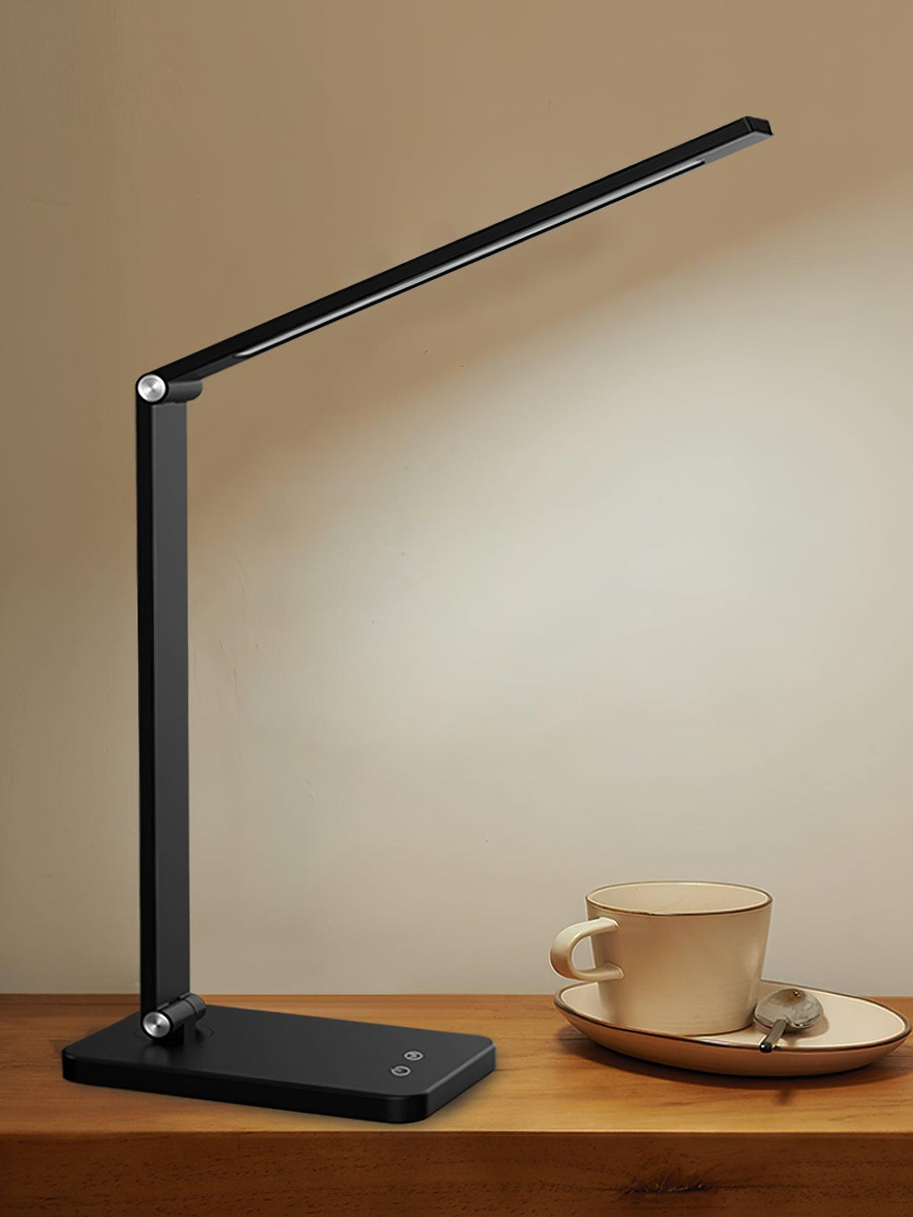 Aleris LED Desk Lamp with USB 13" by Tavilume - metal medium table lamp, view 10