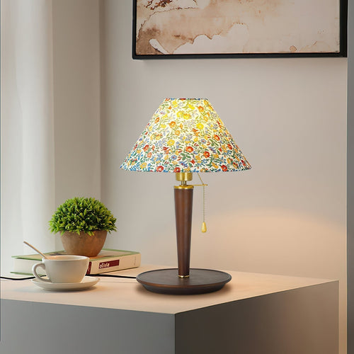 Amelia Blossom Table Lamp by Tavilume - wood medium table lamp, view 2