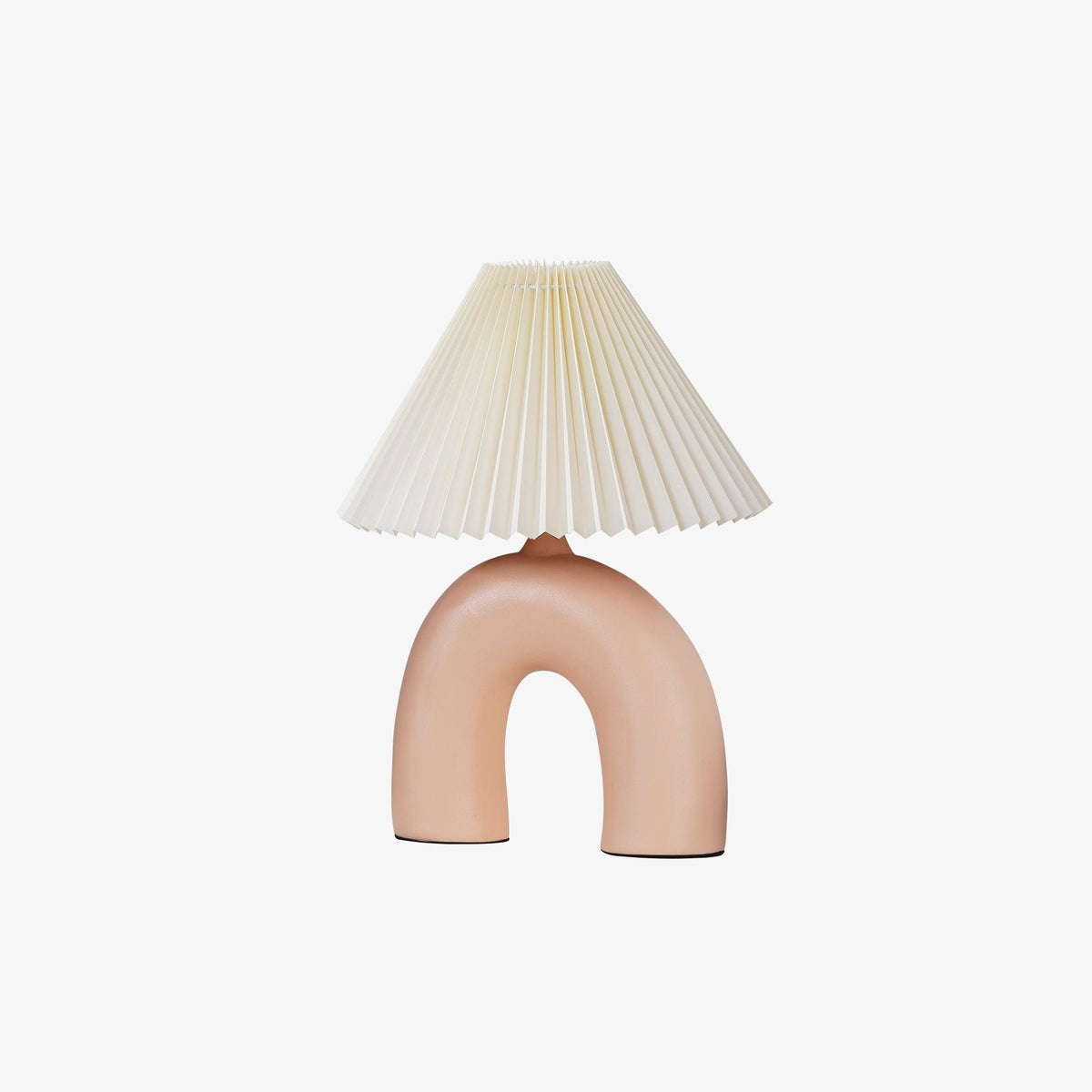 Arched Pleated Table Lamp by Tavilume - ceramic medium table lamp, view 7